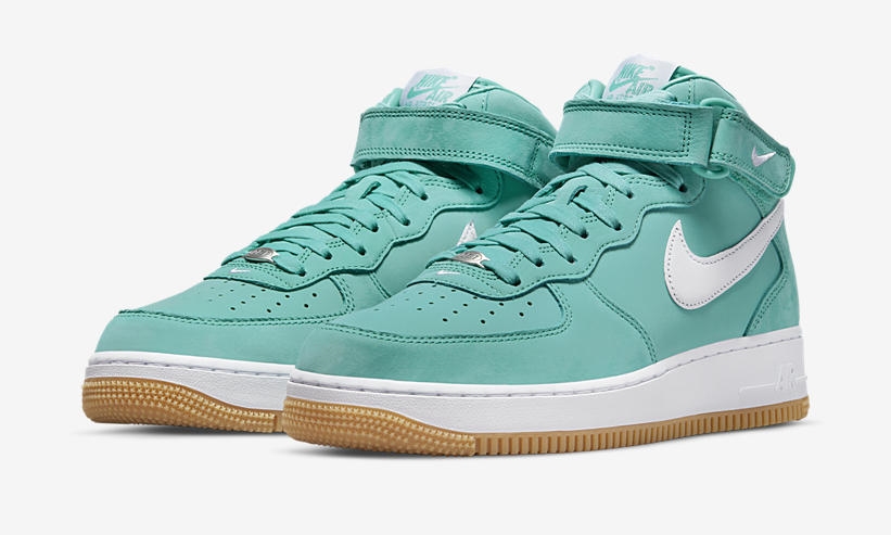 海外 7/27 発売予定！ナイキ エア フォース 1 ミッド “ウォッシュドティール” (NIKE AIR FORCE 1 MID “Washed Teal”) [DV2219-300]