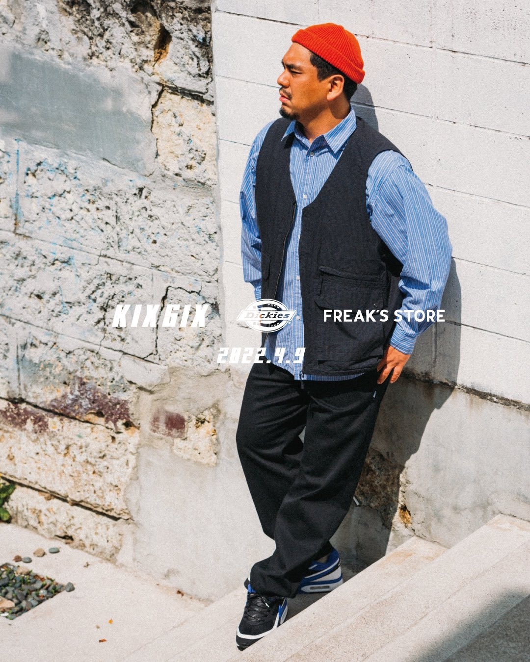 【4/9 12:00 発売】KIXSIX × Dickies × FREAK’S STORE VINTAGE WORK PANTS (キックスシックス ディッキーズ フリークスストア)