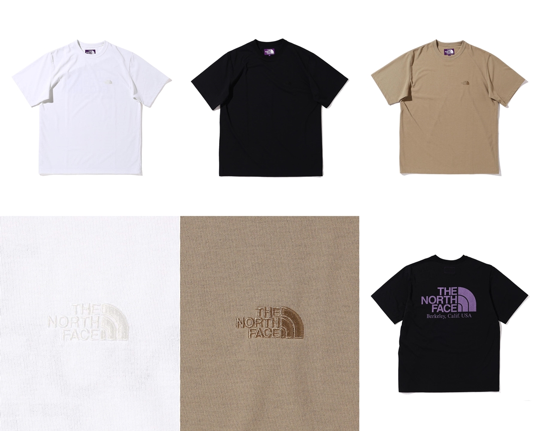 6月上旬 発売！THE NORTH FACE PURPLE LABEL × BEAMS 2022 S/S 別注 ロゴ プリント TEE (ザ・ノース・フェイス パープルレーベル ビームス)