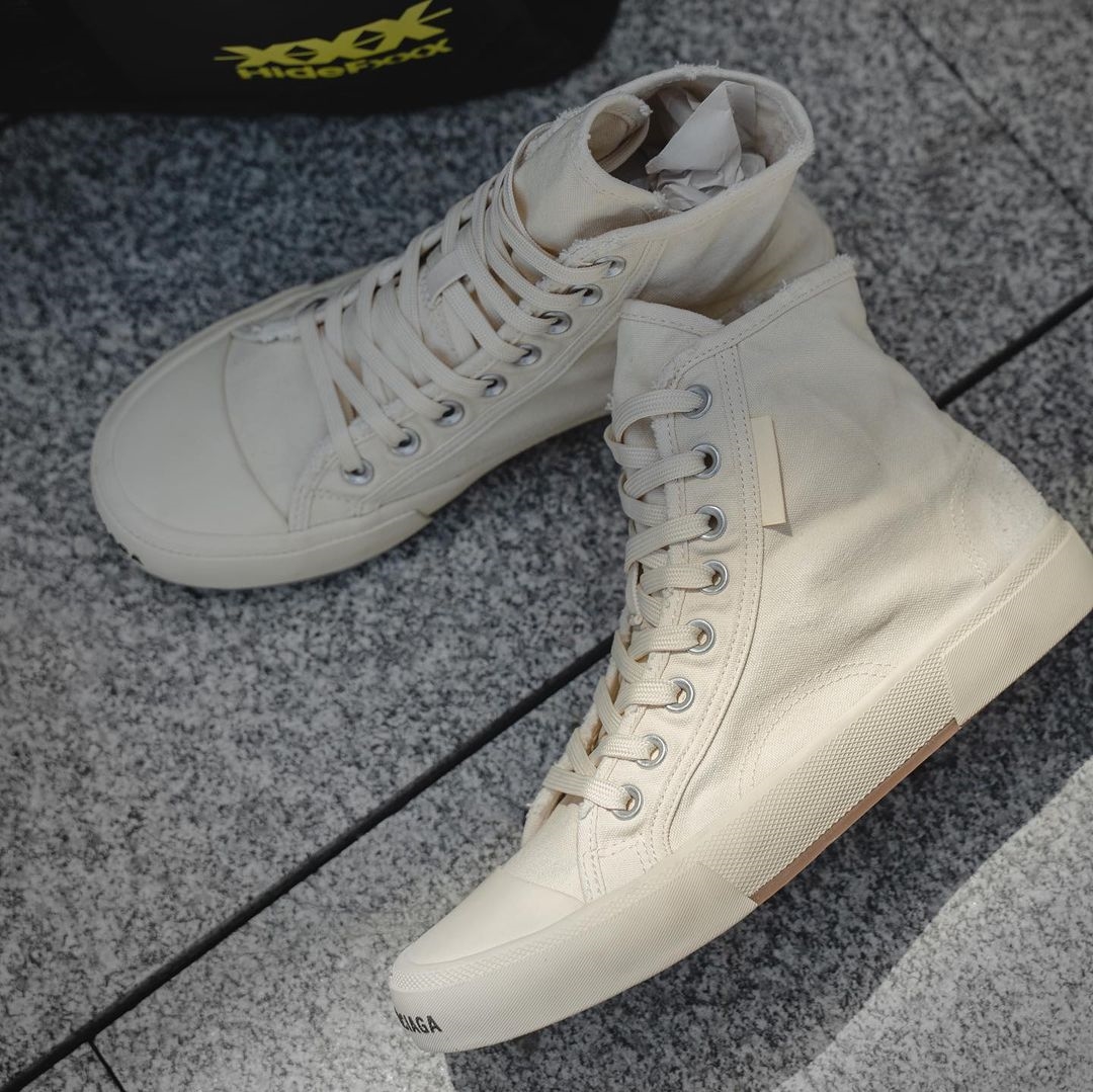 2022年 発売予定！Balenciaga Canvas High Sneaker “White” (バレンシアガ キャンバス ハイ スニーカー “ホワイト”)