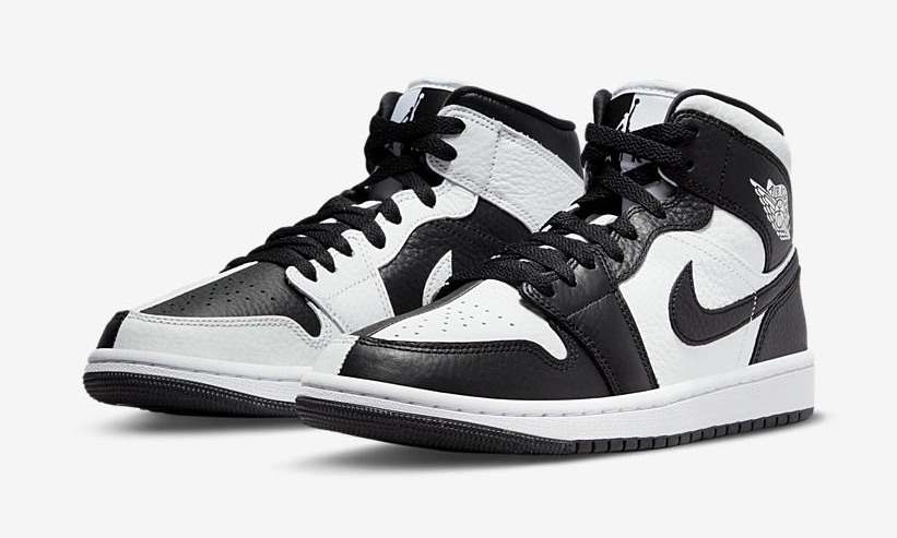 海外 6/1 発売予定！ナイキ エア ジョーダン 1 ミッド “オマージュ/ブラック/ホワイト” (NIKE AIR JORDAN 1 MID “Homage/Black/White”) [DR0501-101]