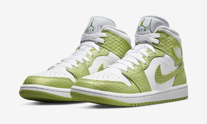 2022年 発売予定！ナイキ エア ジョーダン 1 ミッド SE “グリーンパイソン” (NIKE AIR JORDAN 1 MID SE “Green Python”) [DV2959-113]