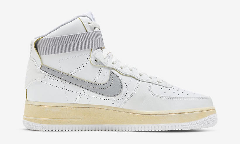 2022年 発売予定！ナイキ エア フォース 1 ハイ ビンテージ “ホワイト/グレー” (NIKE AIR FORCE 1 HIGH VINTAGE “White/Grey”) [DV4245-101]