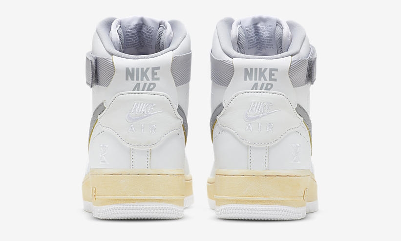 2022年 発売予定！ナイキ エア フォース 1 ハイ ビンテージ “ホワイト/グレー” (NIKE AIR FORCE 1 HIGH VINTAGE “White/Grey”) [DV4245-101]