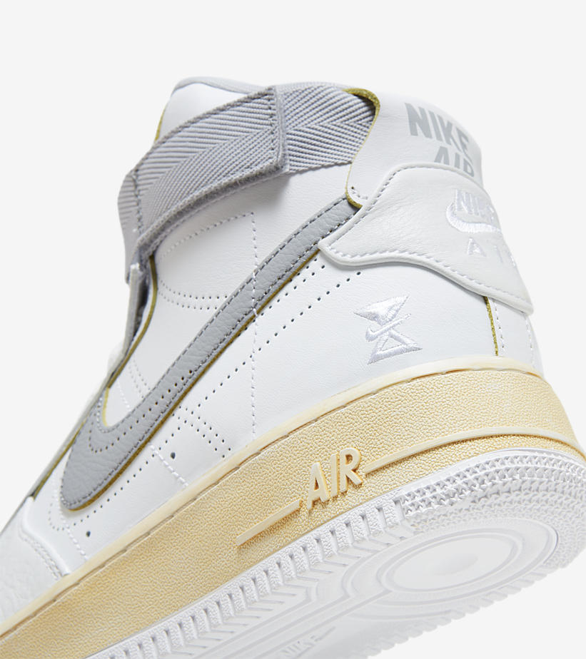 2022年 発売予定！ナイキ エア フォース 1 ハイ ビンテージ “ホワイト/グレー” (NIKE AIR FORCE 1 HIGH VINTAGE “White/Grey”) [DV4245-101]