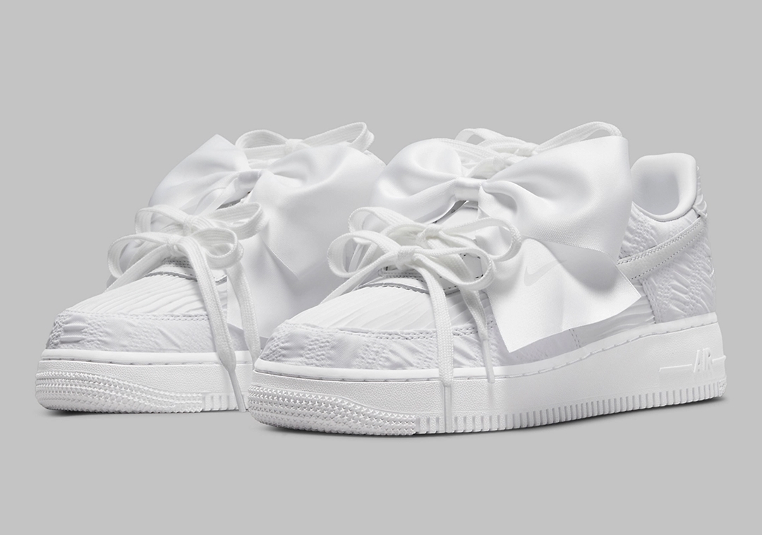 海外 5/20 発売！ナイキ ウィメンズ エア フォース 1 ロー “ホワイトボウ” (NIKE WMNS AIR FORCE 1 LOW “White Bow”) [DV4244-111]