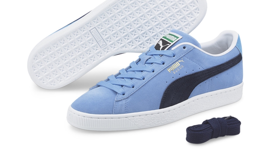 4/21 発売！PUMA SUEDE CLASSIC XXI “Team Light Blue/Puma New Navy” (プーマ スエード クラシック “チームライトブルー/ネイビー”) [374915-42]