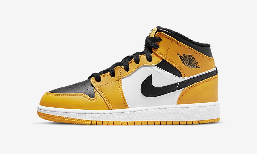 2022年 発売予定！ナイキ GS エア ジョーダン 1 ミッド “イエロートゥ” (NIKE GS AIR JORDAN 1 MID “Yellow Toe”) [554725-701]