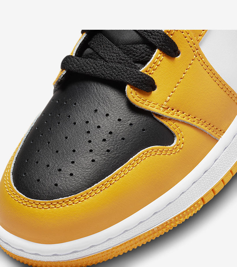 2022年 発売予定！ナイキ GS エア ジョーダン 1 ミッド “イエロートゥ” (NIKE GS AIR JORDAN 1 MID “Yellow Toe”) [554725-701]