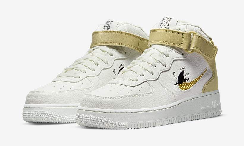 2022年 夏発売予定！ナイキ エア フォース 1 ミッド "サンクラブ/ホワイト" (NIKE AIR FORCE 1 MID "Sun Club/White") [DM0119-100]