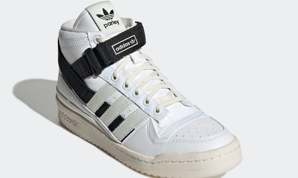 【国内 4/22 発売】PARLEY × adidas Originals FORUM MID “White/Black” (パーレイ アディダス オリジナルス フォーラム ミッド "ホワイト/ブラック") [GV7616]