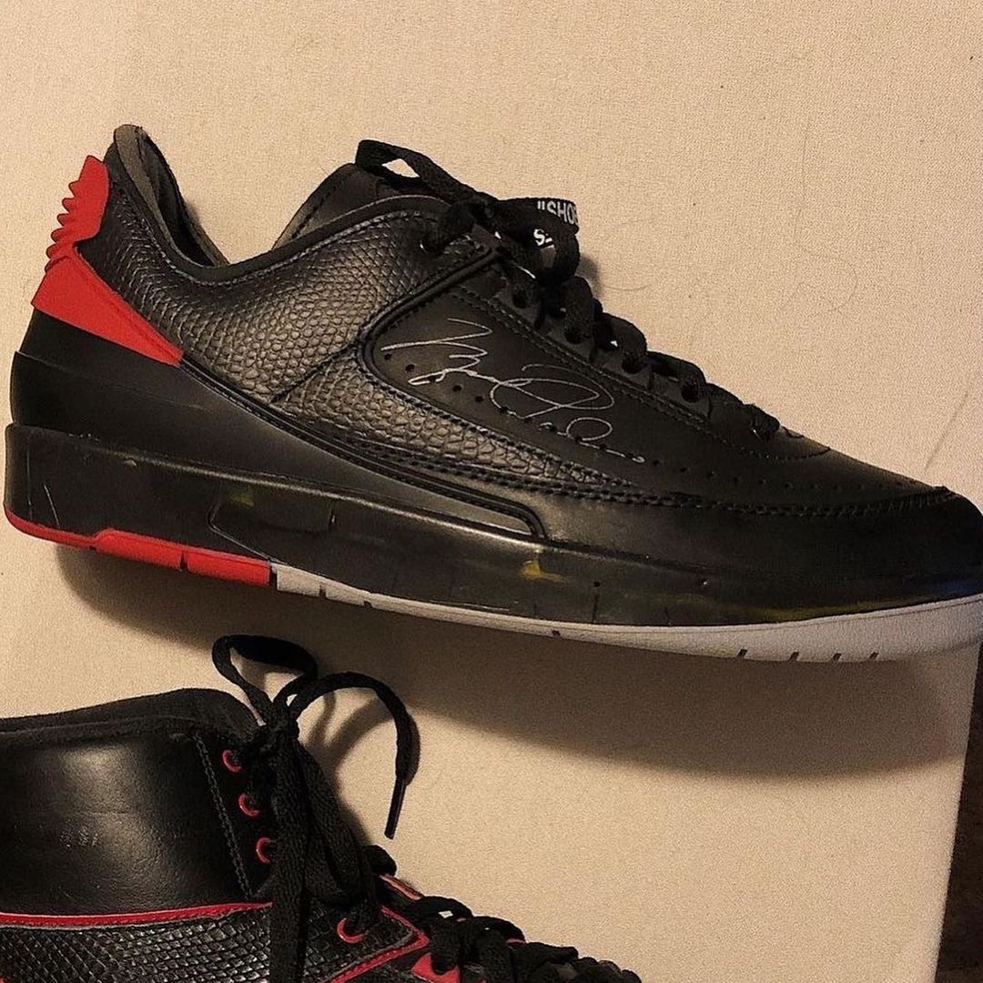 OFF-WHITE x NIKE AIR JORDAN 2 LOW “Bred” (オフホワイト ナイキ エア ジョーダン 2 ロー “ブレッド”)