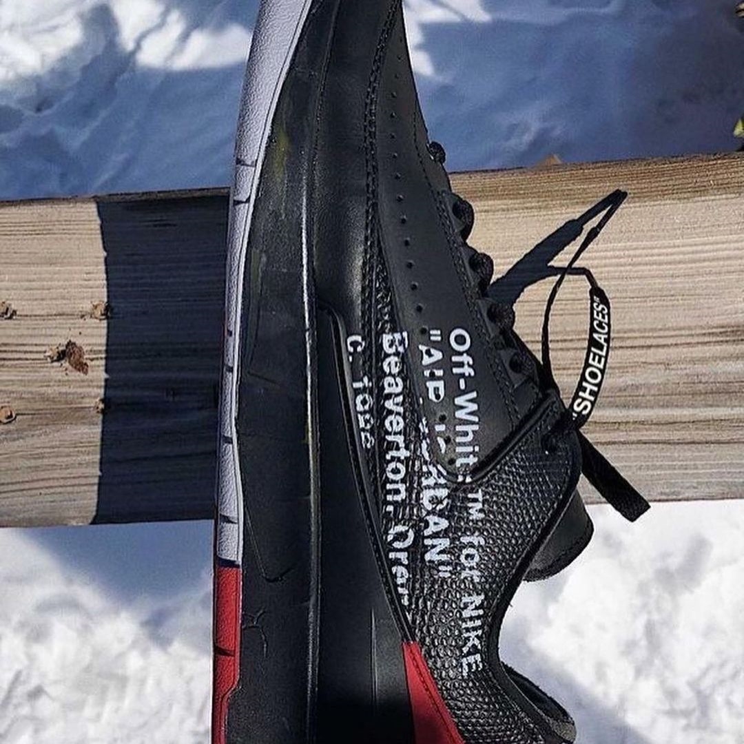 OFF-WHITE x NIKE AIR JORDAN 2 LOW “Bred” (オフホワイト ナイキ エア ジョーダン 2 ロー “ブレッド”)