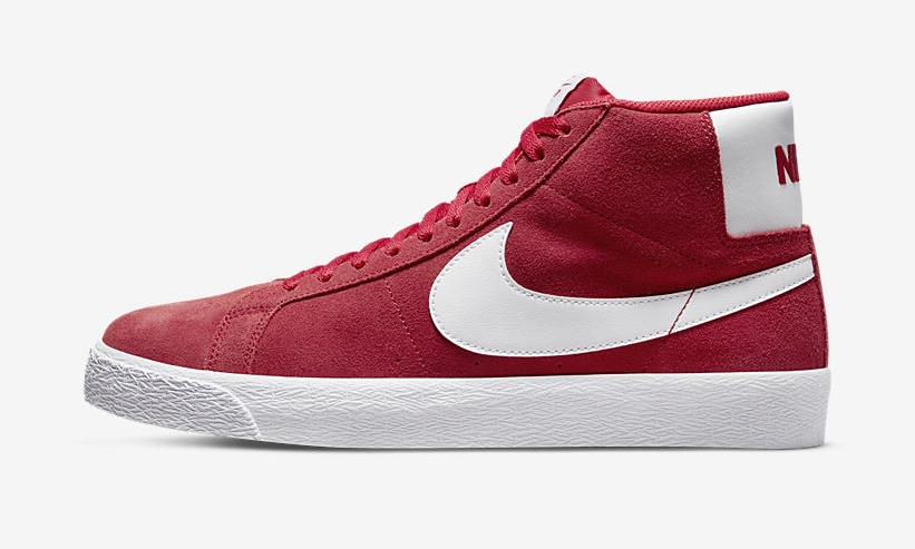 海外発売！ナイキ SB ズーム ブレーザー ミッド “ユニバーシティレッド/ホワイト” (NIKE SB ZOOM BLAZER MID “University Red/White”) [864349-602]