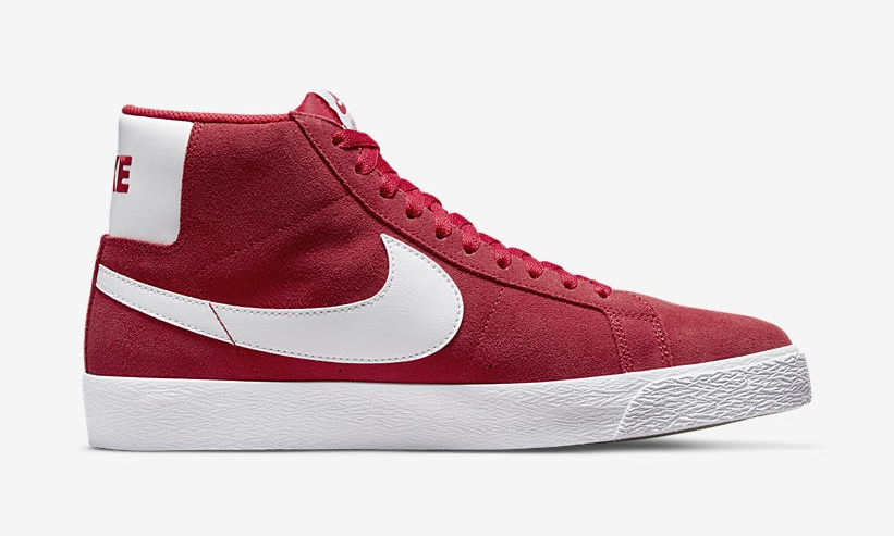 海外発売！ナイキ SB ズーム ブレーザー ミッド “ユニバーシティレッド/ホワイト” (NIKE SB ZOOM BLAZER MID “University Red/White”) [864349-602]