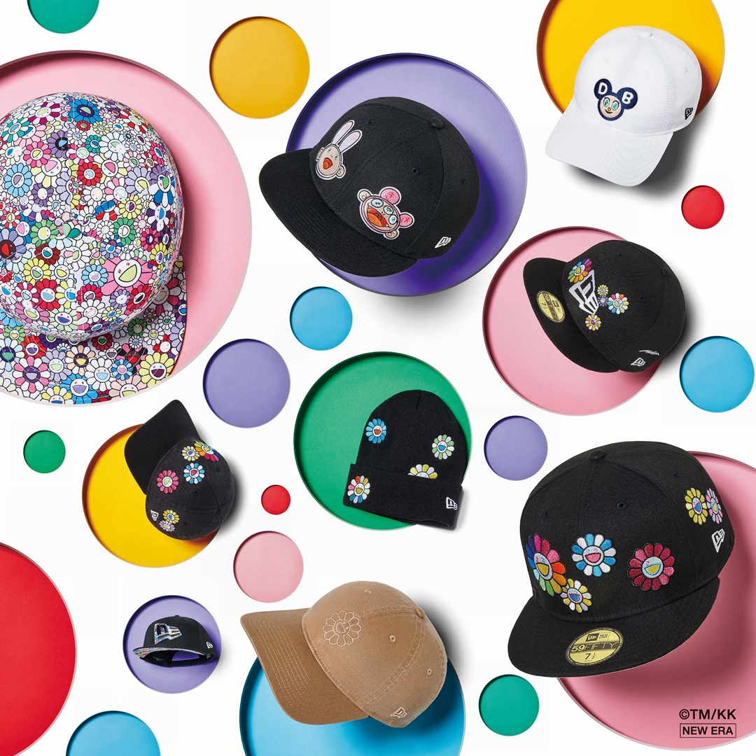 村上隆 × New Era コラボコレクションが4/22 から発売 (TAKASHI MURAKAMI ニューエラ)