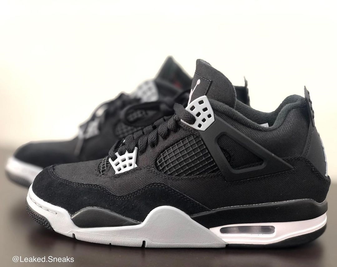 【国内 8/29 発売】ナイキ エア ジョーダン 4 レトロ “ブラックキャンバス” (NIKE AIR JORDAN 4 RETRO “Black Canvas”) [DH7138-006]