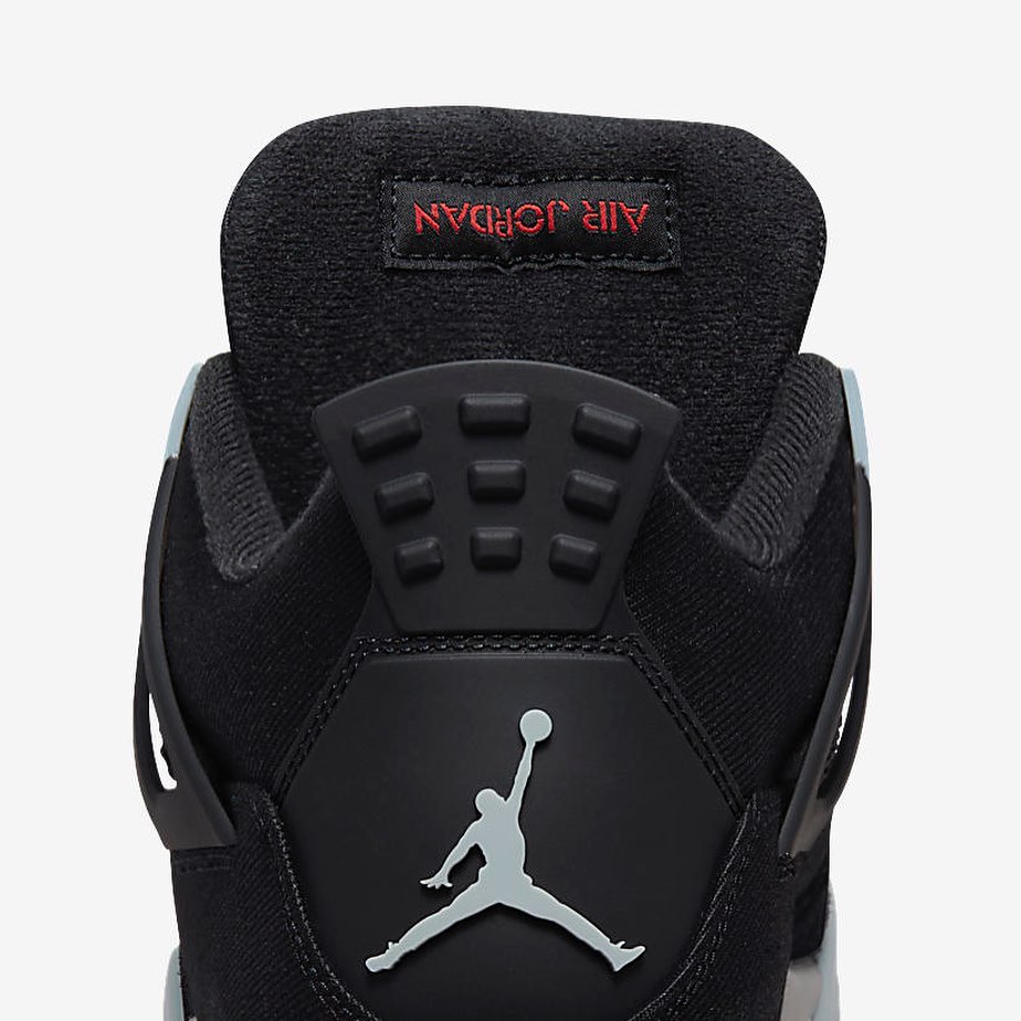 【国内 8/29 発売】ナイキ エア ジョーダン 4 レトロ “ブラックキャンバス” (NIKE AIR JORDAN 4 RETRO “Black Canvas”) [DH7138-006]