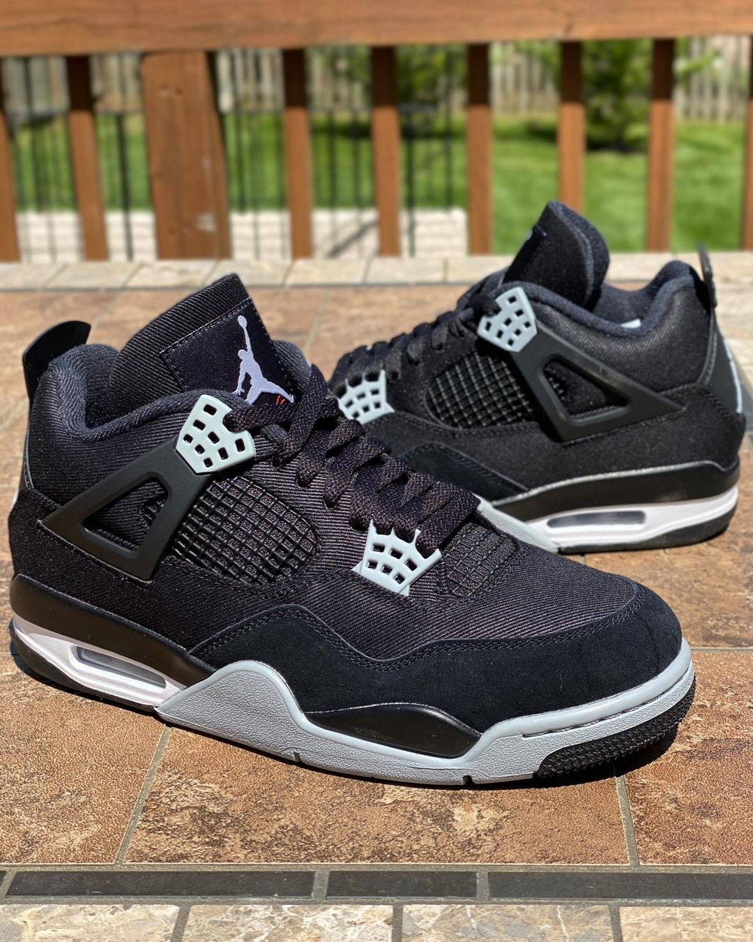 【国内 8/29 発売】ナイキ エア ジョーダン 4 レトロ “ブラックキャンバス” (NIKE AIR JORDAN 4 RETRO “Black Canvas”) [DH7138-006]