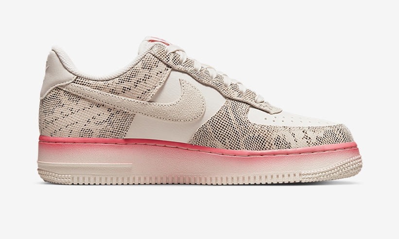 【国内 5/22 発売】ナイキ エア フォース 1 07 ロー “スネークスキン/ファントム/ピンクネビュラ” (NIKE AIR FORCE 1 07 LOW “Snake Skin/Phantom/Pink Nebula”) [DV1031-030]