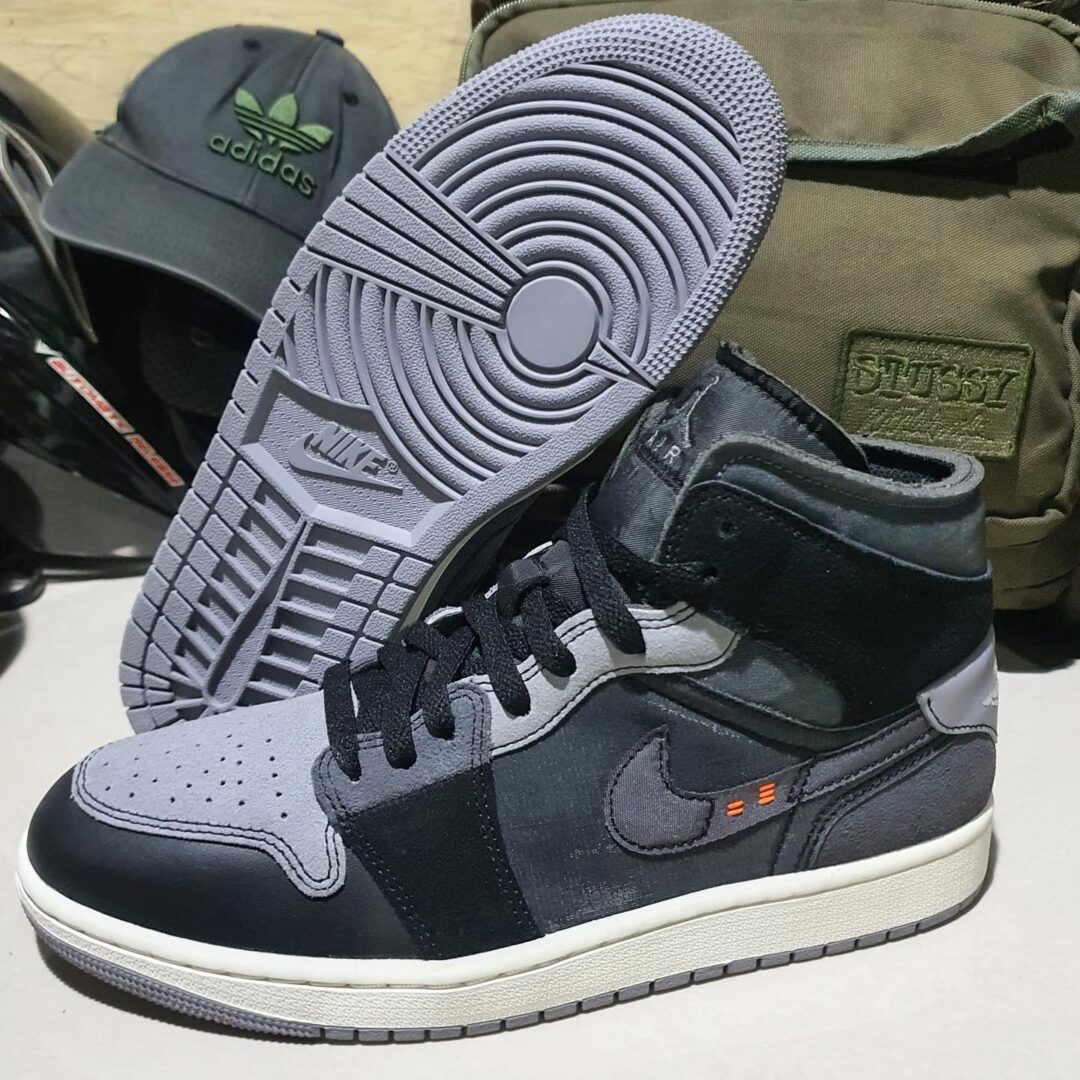 2022年 春 発売予定！NIKE AIR JORDAN 1 MID "Inside Out/Black/Grey" (ナイキ エア ジョーダン 1 ミッド "インサイドアウト/ブラック/グレー") [DM9652-001]