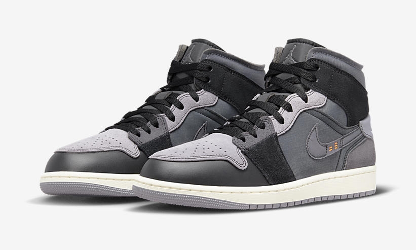 【国内 9/7 発売】NIKE AIR JORDAN 1 MID “Inside Out/Black/Grey” (ナイキ エア ジョーダン 1 ミッド “インサイドアウト/ブラック/グレー”) [DM9652-001]