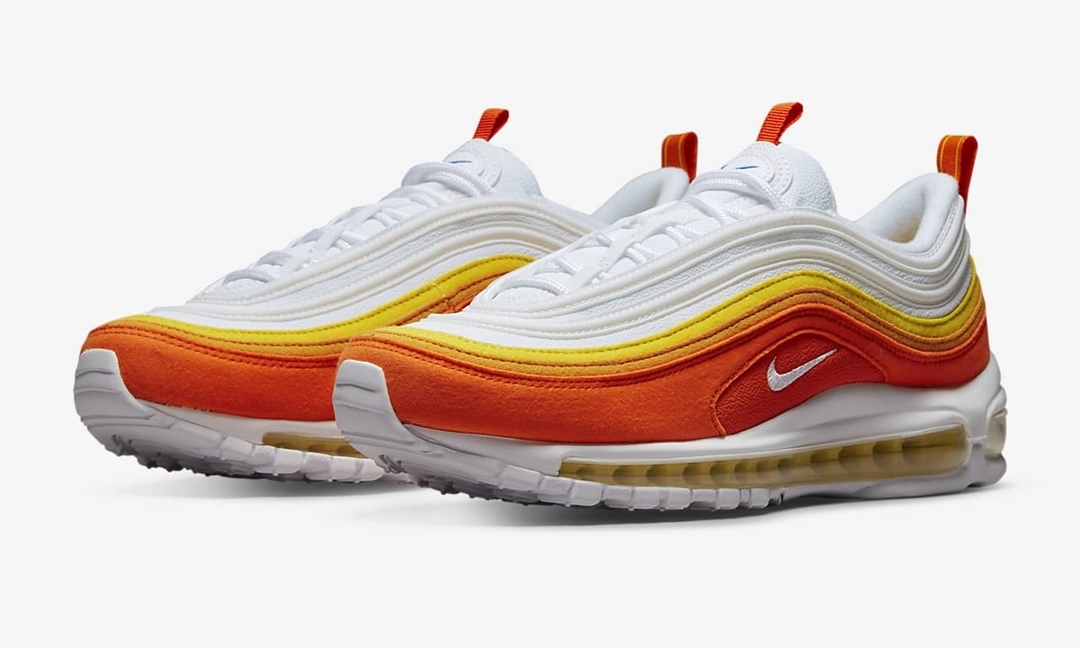 海外発売！ナイキ エア マックス 97 “ラッシュオレンジ/ビビッドサルファー” (NIKE AIR MAX 97 “Rush Orange/Vivid Sulfur”) [DQ8237-800]