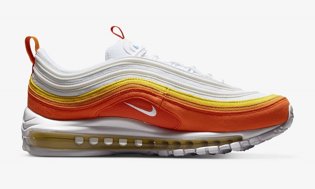 海外発売！ナイキ エア マックス 97 “ラッシュオレンジ/ビビッドサルファー” (NIKE AIR MAX 97 “Rush Orange/Vivid Sulfur”) [DQ8237-800]