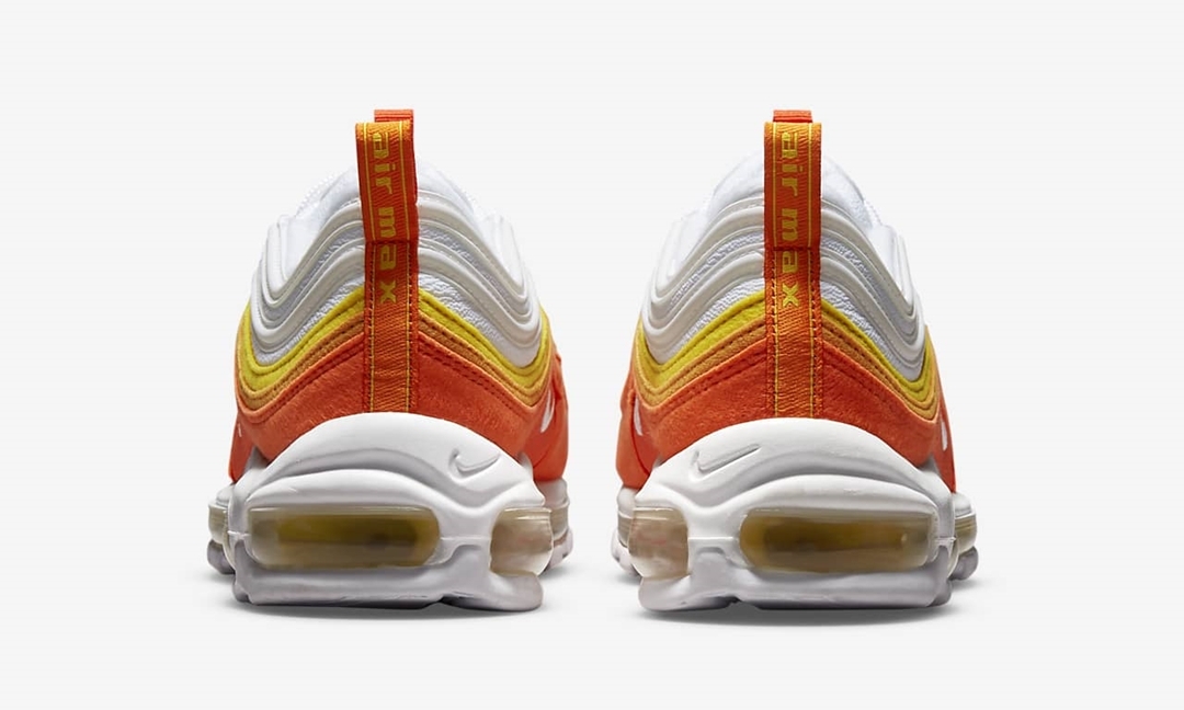 海外発売！ナイキ エア マックス 97 “ラッシュオレンジ/ビビッドサルファー” (NIKE AIR MAX 97 “Rush Orange/Vivid Sulfur”) [DQ8237-800]