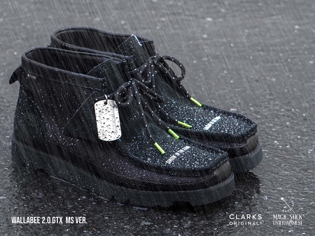 MAGIC STICK × Clarks ORIGINALSのカスタムシューズ第2弾「Wallabee Boots 2.0 GTX」がゲリラリリース (マジックスティック クラークス)