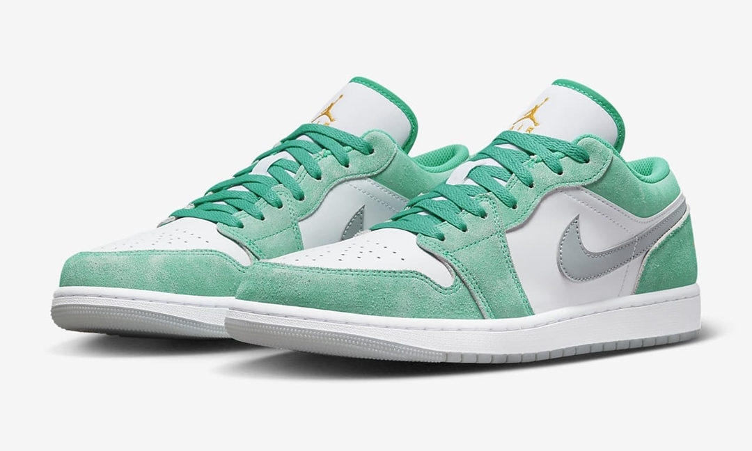 【国内 8/18 発売】ナイキ エア ジョーダン 1 ロー スエード “グリーン” (NIKE AIR JORDAN 1 LOW SUEDE “Green”) [DN3705-301]