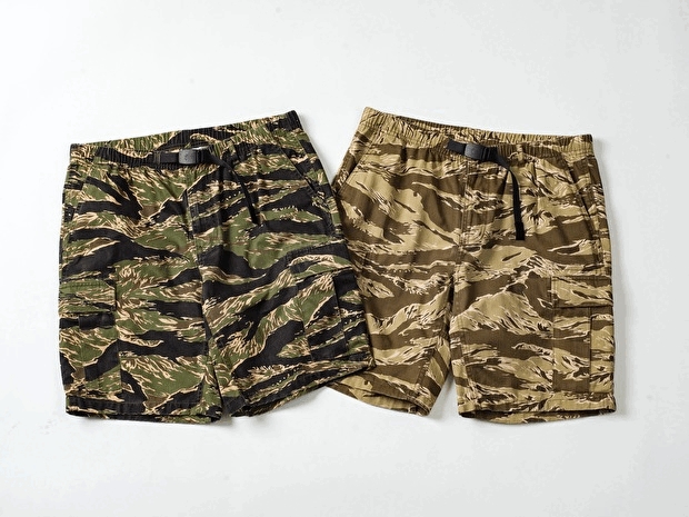 GRAMiCCi for RHC Tiger Camouflage Shortsが4/23 発売 (グラミチ ロンハーマン Ron Herman)