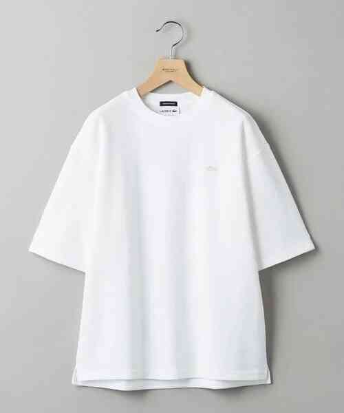 【4/22 11:00~】BEAUTY&YOUTH × LACOSTE 別注 1TONE S/S T/Tシャツ (ビューティアンドユース ラコステ)