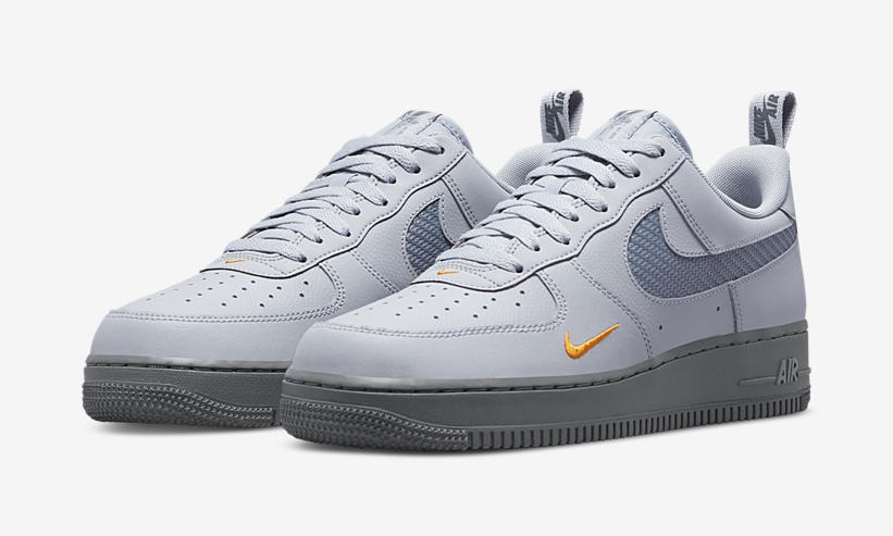 2022年 発売予定！ナイキ エア フォース 1 ロー “カットアウトスウッシュ/グレー/オレンジ” (NIKE AIR FORCE 1 LOW “Cutout Swoosh/Grey/Orange”) [DR0155-001]