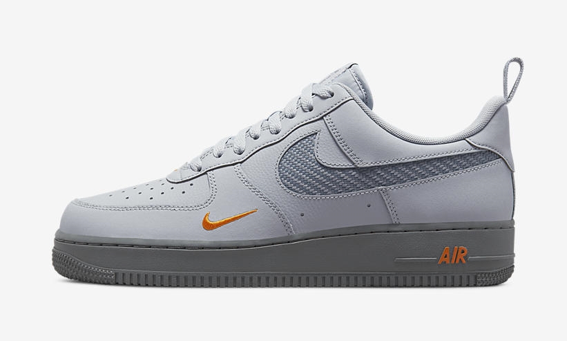 2022年 発売予定！ナイキ エア フォース 1 ロー “カットアウトスウッシュ/グレー/オレンジ” (NIKE AIR FORCE 1 LOW “Cutout Swoosh/Grey/Orange”) [DR0155-001]