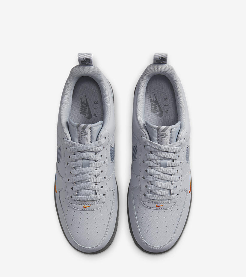 2022年 発売予定！ナイキ エア フォース 1 ロー “カットアウトスウッシュ/グレー/オレンジ” (NIKE AIR FORCE 1 LOW “Cutout Swoosh/Grey/Orange”) [DR0155-001]