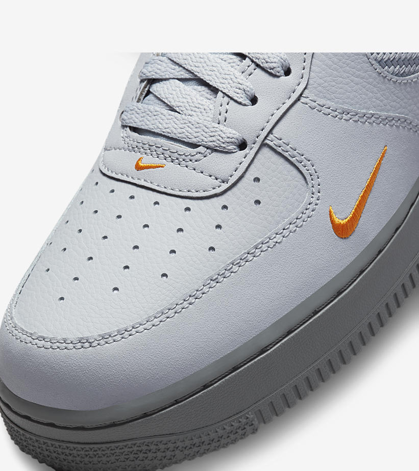 2022年 発売予定！ナイキ エア フォース 1 ロー “カットアウトスウッシュ/グレー/オレンジ” (NIKE AIR FORCE 1 LOW “Cutout Swoosh/Grey/Orange”) [DR0155-001]