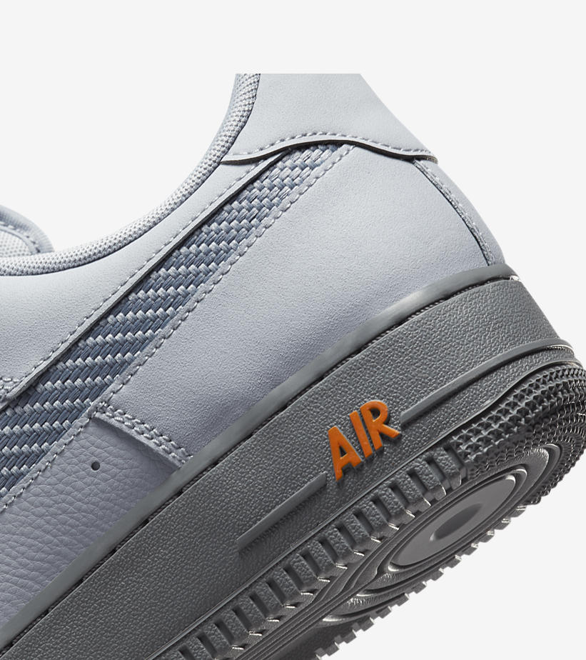 2022年 発売予定！ナイキ エア フォース 1 ロー “カットアウトスウッシュ/グレー/オレンジ” (NIKE AIR FORCE 1 LOW “Cutout Swoosh/Grey/Orange”) [DR0155-001]