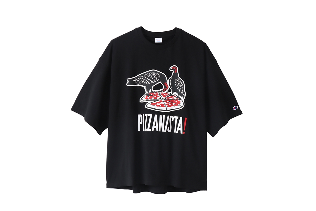 Champion × PIZZANISTA! TOKYO コラボで上野伸平氏が特別にデザインしたTEE類が4/29 発売 (チャンピオン ピザニスタ! トウキョウ)