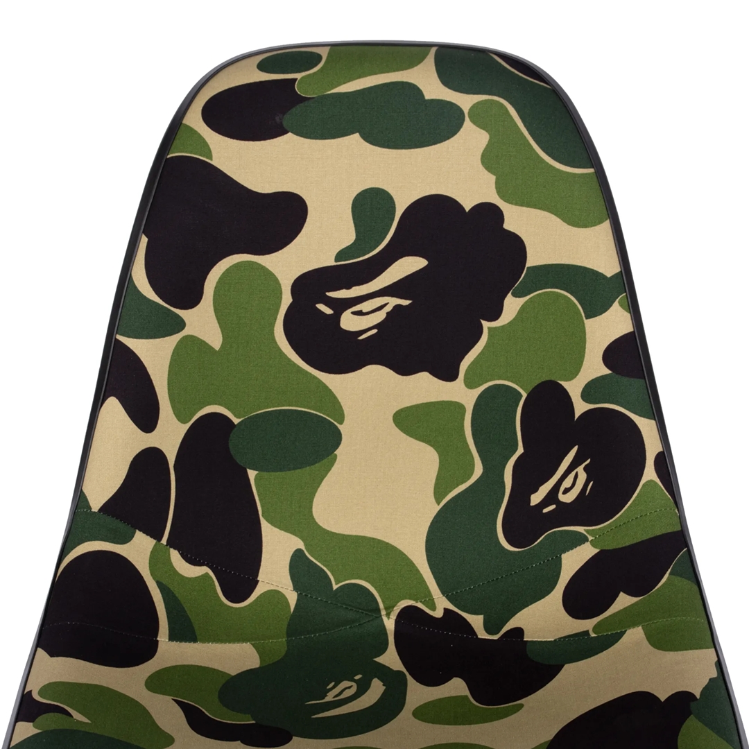 A BATHING APE × MODERNICA「UPHOLSTERED FIBERGLASS CHAIR」が発売 (ア ベイシング エイプ モダニカ)