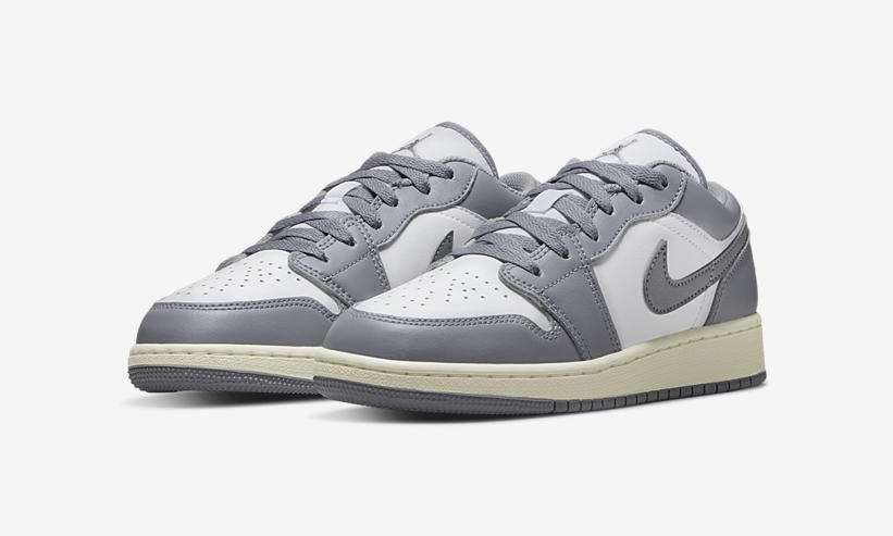 【国内 7/23 発売】ナイキ エア ジョーダン 1 ロー “ビンテージグレー” (NIKE AIR JORDAN 1 LOW “Vintage Grey”) [553558-053/553560-053]