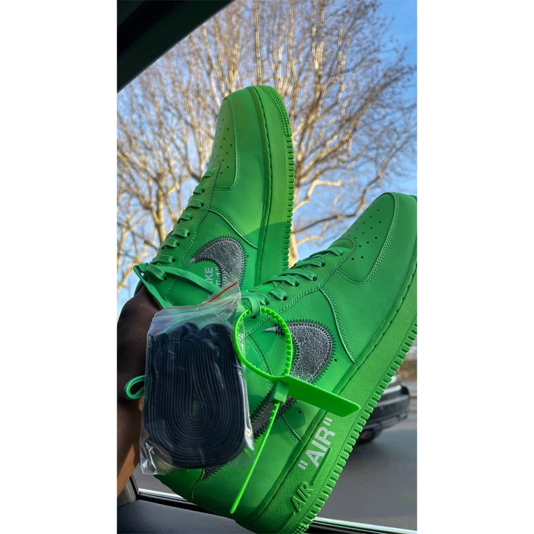 海外 9/9 発売予定！OFF-WHITE × NIKE AIR FORCE 1 LOW “Light Green Spark” (オフホワイト ナイキ エア フォース 1 ロー “ライトグリーンスパーク”) [DX1419-300]