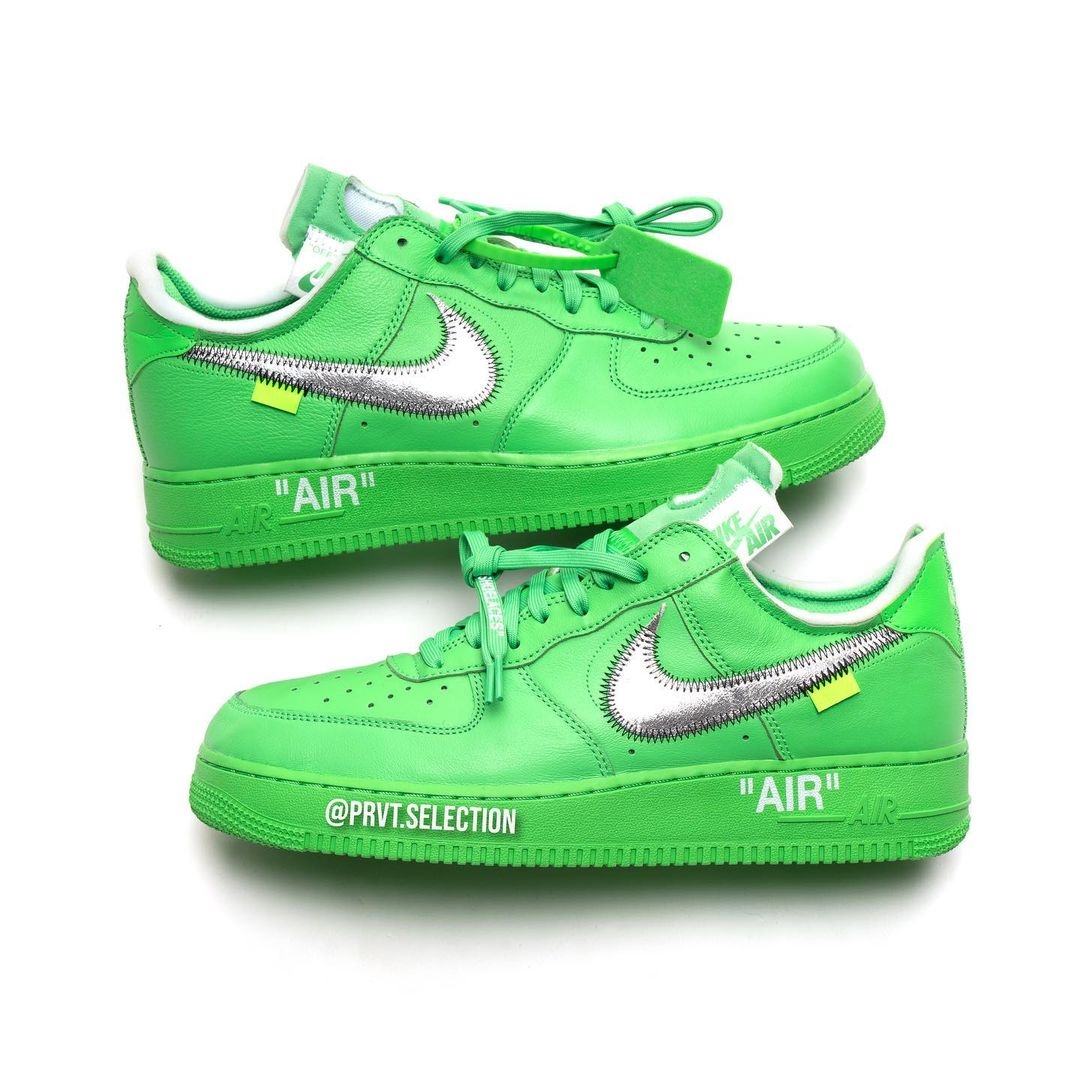 海外 9/9 発売予定！OFF-WHITE × NIKE AIR FORCE 1 LOW “Light Green Spark” (オフホワイト ナイキ エア フォース 1 ロー “ライトグリーンスパーク”) [DX1419-300]