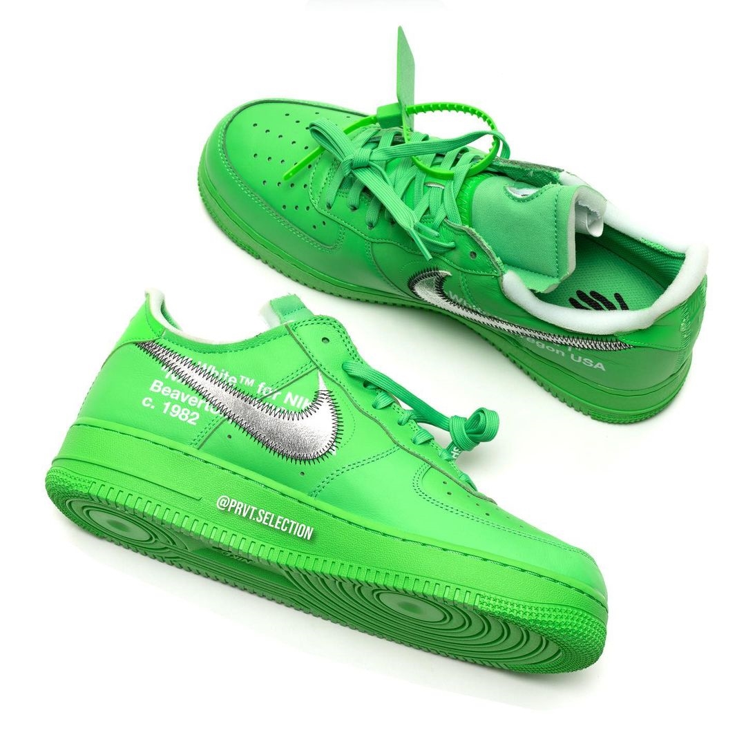 海外 9/9 発売予定！OFF-WHITE × NIKE AIR FORCE 1 LOW “Light Green Spark” (オフホワイト ナイキ エア フォース 1 ロー “ライトグリーンスパーク”) [DX1419-300]