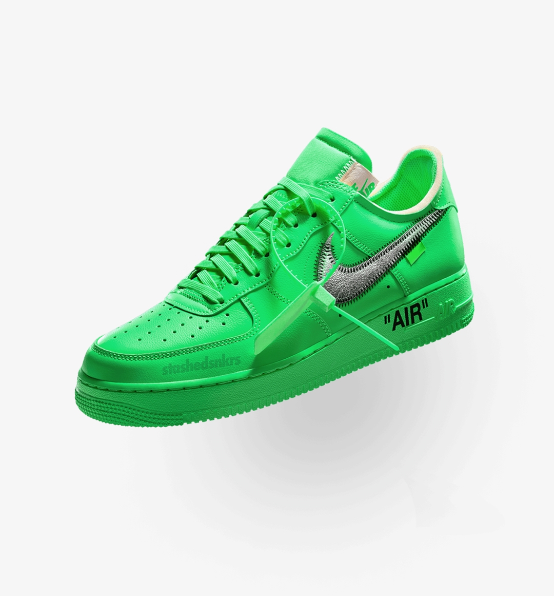 海外 9/9 発売予定！OFF-WHITE × NIKE AIR FORCE 1 LOW “Light Green Spark” (オフホワイト ナイキ エア フォース 1 ロー “ライトグリーンスパーク”) [DX1419-300]