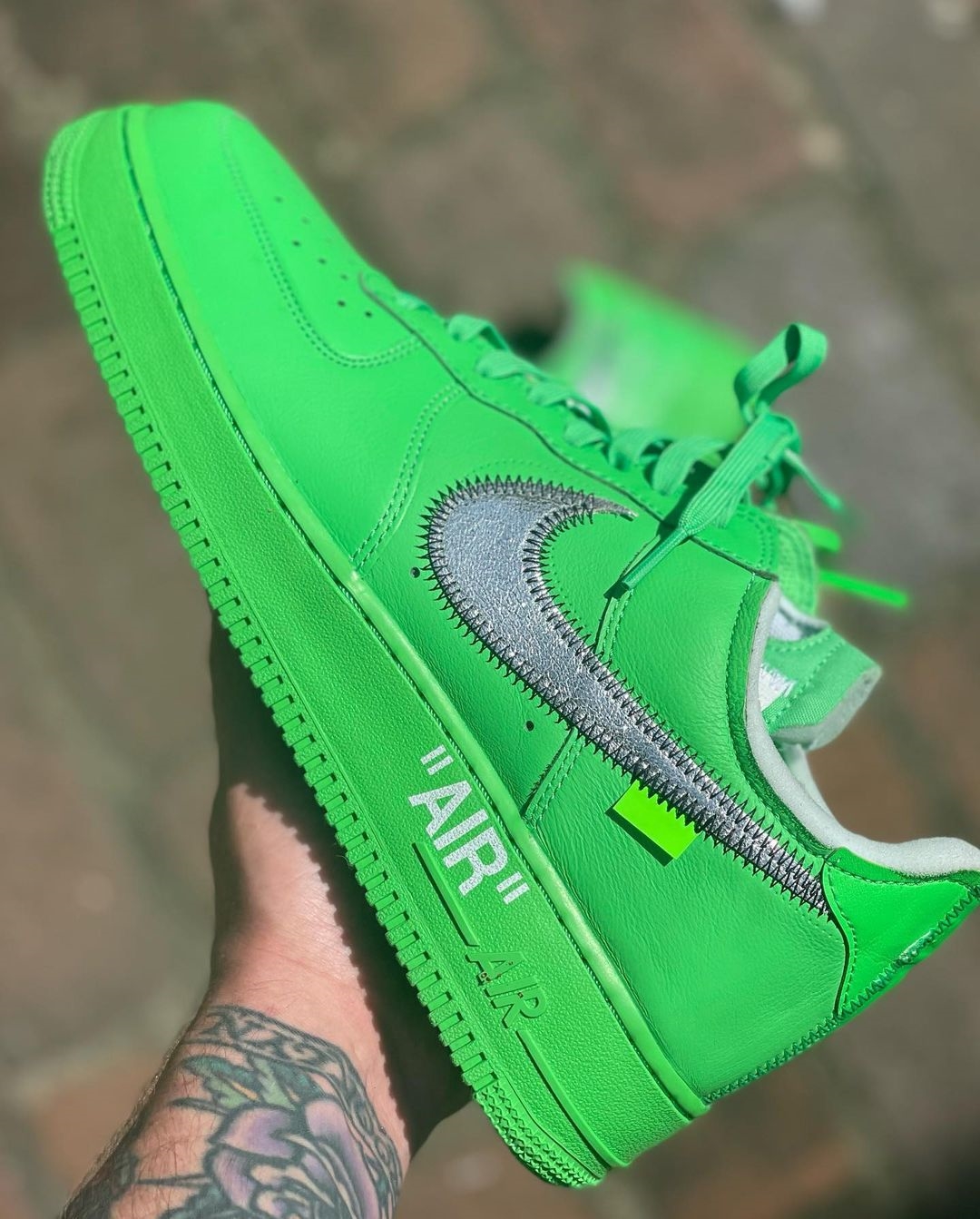 海外 9/9 発売予定！OFF-WHITE × NIKE AIR FORCE 1 LOW “Light Green Spark” (オフホワイト ナイキ エア フォース 1 ロー “ライトグリーンスパーク”) [DX1419-300]