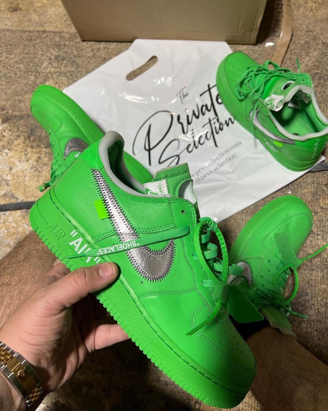 海外 9/9 発売予定！OFF-WHITE × NIKE AIR FORCE 1 LOW “Light Green Spark” (オフホワイト ナイキ エア フォース 1 ロー “ライトグリーンスパーク”) [DX1419-300]