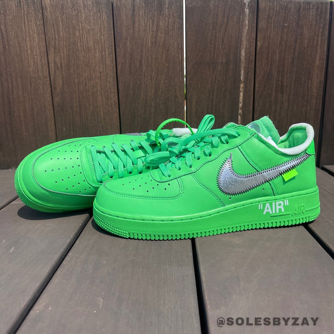 海外 9/9 発売予定！OFF-WHITE × NIKE AIR FORCE 1 LOW “Light Green Spark” (オフホワイト ナイキ エア フォース 1 ロー “ライトグリーンスパーク”) [DX1419-300]