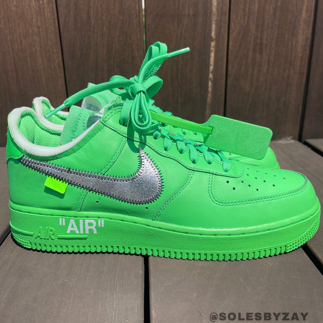 海外 9/9 発売予定！OFF-WHITE × NIKE AIR FORCE 1 LOW “Light Green Spark” (オフホワイト ナイキ エア フォース 1 ロー “ライトグリーンスパーク”) [DX1419-300]