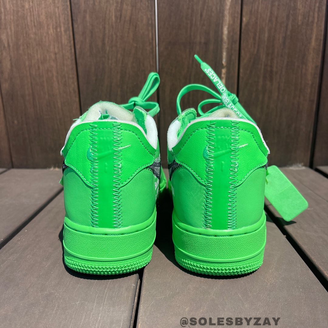 海外 9/9 発売予定！OFF-WHITE × NIKE AIR FORCE 1 LOW “Light Green Spark” (オフホワイト ナイキ エア フォース 1 ロー “ライトグリーンスパーク”) [DX1419-300]